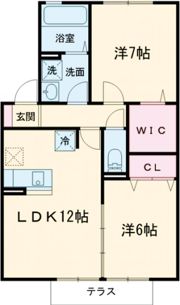フォレストヴィラ Ⅰ棟の間取り画像