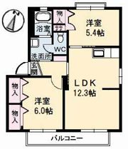 シャーメゾン柊の間取り画像