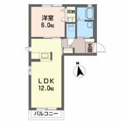 クラヴィエ・ロジュマンBの間取り画像