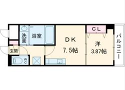 K’sスクエア岸和田北町の間取り画像