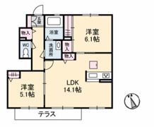 ポートタウンB棟の間取り画像