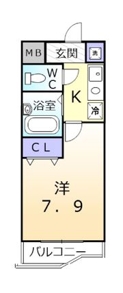 ルーチェⅠ番館の間取り画像