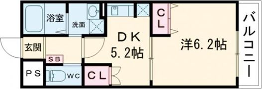 ポスティッソの間取り画像