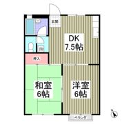 アメリカンハイツCの間取り画像