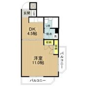 ステープル六供の間取り画像