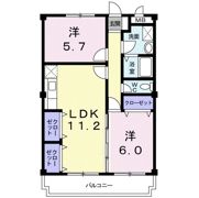 サンシティ小木田の間取り画像
