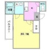 クレフラスト大同A棟の間取り画像