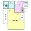 クレフラスト大同A棟の間取り画像
