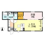 メゾンハネダの間取り画像