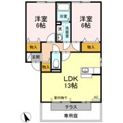 グランコート A棟の間取り画像