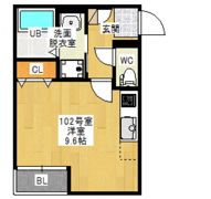 Grandtic Feluca(仮称Grandtic 祇園2)の間取り画像