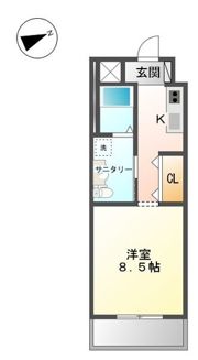 フェリーチェガーデンの間取り画像