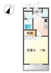 パークヒルズ・Bの間取り画像