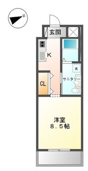 フェリーチェガーデンの間取り画像