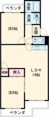 グランドール桂の間取り画像