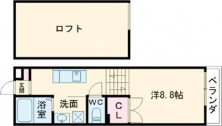 ピース・スクエア住吉Aの間取り画像