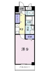 プラシード倉敷の間取り画像
