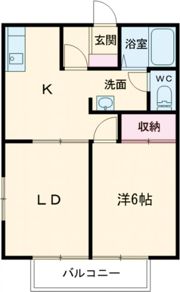 サンライフ桜Fの間取り画像