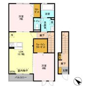 メゾンフォーレの間取り画像