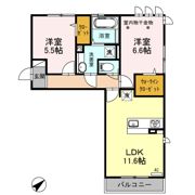 ﾛｲｼﾞｪﾝﾄﾊﾟｰｸｽ ﾚｲｸﾀｳﾝ Ⅲ Hの間取り画像
