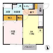 グレープハウスKの間取り画像