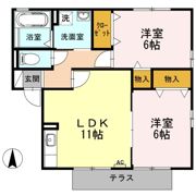 サン・パティオ A棟の間取り画像