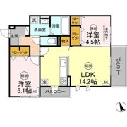 D-resena松山の間取り画像