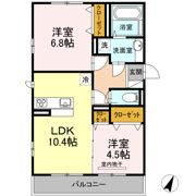 シュプリーム杏の間取り画像