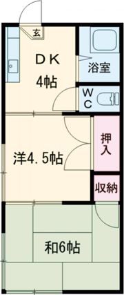 第二岡部荘の間取り画像
