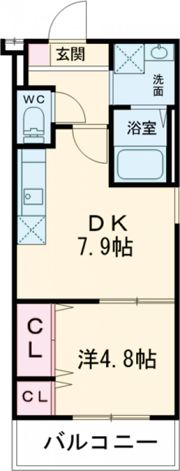 フジパレス今津中Ⅱ番館の間取り画像