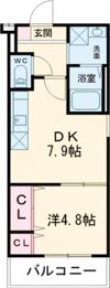 フジパレス今津中Ⅱ番館の間取り画像