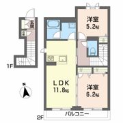 シャーメゾン鏡川の間取り画像
