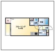destino東町Ⅱの間取り画像
