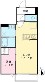 エスポワールAの間取り画像