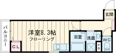 destino東町Ⅱの間取り画像
