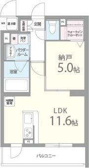 ベルクレール豊中の間取り画像