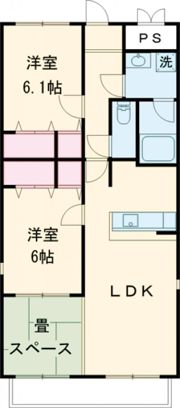 カーサブランシェの間取り画像