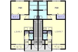 クレアール幸町の間取り画像