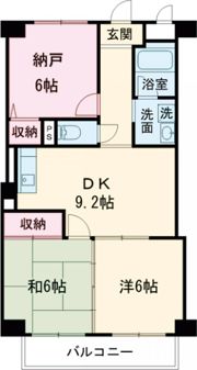 グランミッシェルの間取り画像
