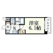 プレサンス京都四条烏丸の間取り画像