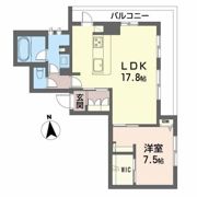 イスタナ若松の間取り画像