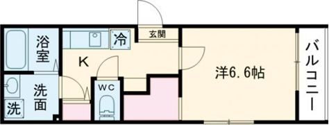 MELDIA入間市Ⅱの間取り画像