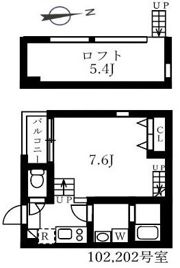 ハーモニーテラス寺崎町Ⅱの間取り画像