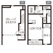 アンビション人見C棟の間取り画像