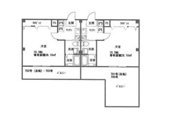 フラッティ円町北の間取り画像