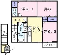 サンシャルマン細江の間取り画像