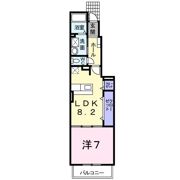 セレーノ；デーアBの間取り画像