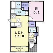 プレッザ・Kの間取り画像