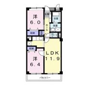 クリスタルKUMAGAYA－Bの間取り画像