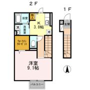 桜アベニューの間取り画像